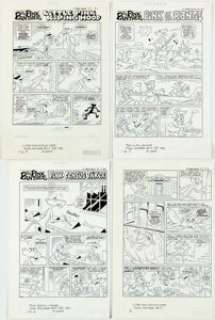 Joe Messerli (attributed) Pink Panther #77 Complete Book Original Art Group of 22 (Gold Key, 1980).... (Total: 22 Original Art)