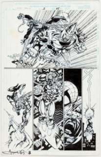 James Fry and Chris Ivy Spider-Man Team-Up #5 Story Page 25 Original Art (Marvel, 1996)....