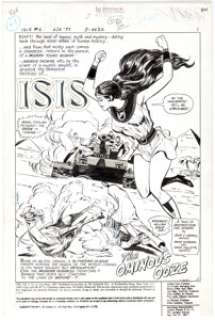 Mike Vosburg and Vince Colletta Isis #6 Splash Page 1 Original Art (DC, 1977).... | Heritage