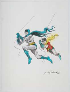 Jerry Robinson Batman and Robin Sketch Original Art (1999).... | Heritage