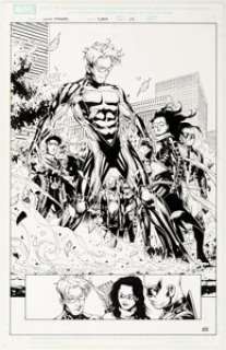 Jim Cheung and John Livesay Young Avengers #12 Story Page 22 Original Art (Marvel, 2006)....
