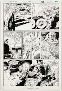 Rick Leonardi and Al Williamson Daredevil #249 Story Page 20 Original Art (Marvel, 1987).... | Heritage