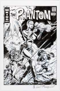 Will Meugniot The Phantom Cover Commission Original Art (c. 2000s)....