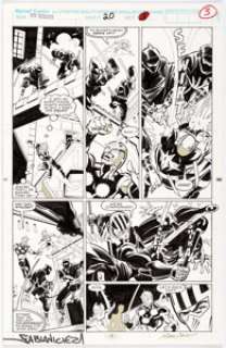 Mark Bagley, Larry Mahlstedt, and Don Hudson The New Warriors #20 Story Page 3 Original Art (Marvel, 1992).... | Heritage