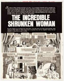 John Severin Cracked #180 Complete 7-Page Story "The Incredible Shrunken Woman" Original Art (Major Publications, ... | Heritage