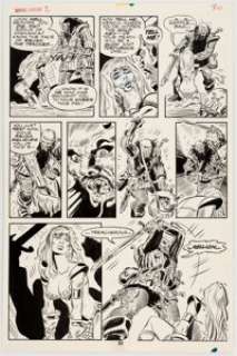 Frank Thorne Marvel Feature #2 Story Page 17 Original Art (Marvel, 1976)....