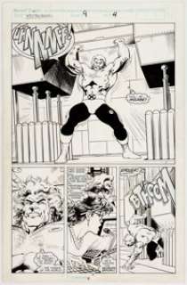 Alan Davis and Paul Neary Excalibur #9 Story Page 4 Original Art (Marvel, 1989).... | Heritage