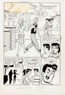 Dan DeCarlo and Rudy Lapick (attributed) Wilbur #86 Complete 6-Page Story "My Buddy" Original Art (Archie Comics, ... (Total: 6 Original Art) | Heritage