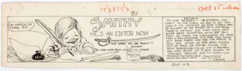 Richard F. Outcault Buster Brown Partial Sunday Comic Strip Original Art (Newspaper Feature Service, c. 1910s).... | Heritage