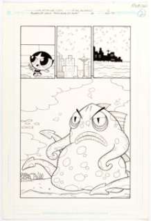  - Christopher Cook & Mike DeCarlo Powerpuff Girls #66 Page 2 Original Art (DC Comics, 2005)....