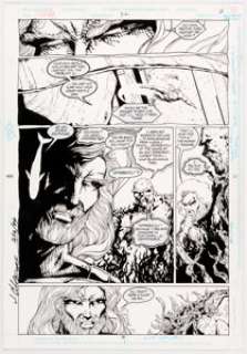  - Jim Calafiore and Peter Palmiotti Aquaman #32 Story Page 9 Original Art (DC Comics, 1997)....