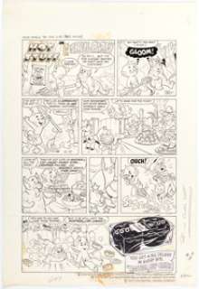 Ernie Colon (attributed) Hostess Cup Cakes Advertisement Complete 1-Page Hot Stuff Story Original Art (Harvey, 197... | Heritage