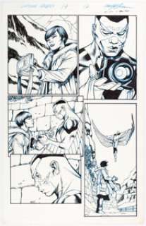  - Mariano Taibo Captain America #14 Story Page 12 Original Art (Marvel Comics, 2014)...