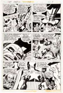 Jack Kirby and Frank Giacoia Captain America #203 Story Page 3 Original Art (Marvel, 1976).... | Heritage