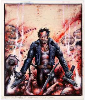  - Clint Langley Violence Role-playing Game cover Original Art (Hogshead Publishing, 1999)....