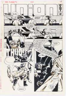 Howard Chaykin American Flagg #8 Story Page 5 Original Art (First, 1983).... | Heritage
