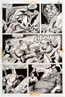 George Tuska and Billy Graham Hero For Hire #5 Story Page 18 Original Art (Marvel, 1972).... | Heritage