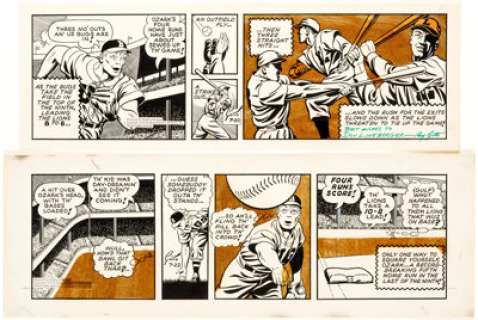 Ray Gotto Ozark Ike Daily Comic Strip Original Art Group of 2 (King Features Syndicate, 1950).... (Total: 2 Original Art)