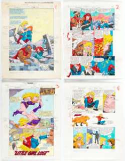 Tatjana Wood Amethyst #16 Near Complete 22- Page Story Color Guide and Photocopies Group of 32 (DC Comics, 1985). ... (Total: 32 Items)