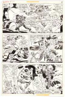 Frank Robbins and Frank Springer The Invaders #20 Story Page 6 Original Art (Marvel Comics, 1977) Frank Robbins - | Heritage