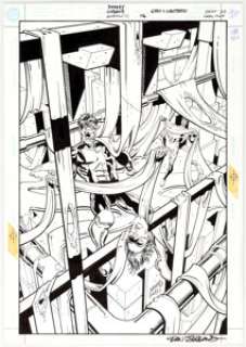 Dan Jurgens and Terry Austin Green Lantern #116 Cover Original Art (DC, 1999). Green Lantern (Kyle Rayner) and -