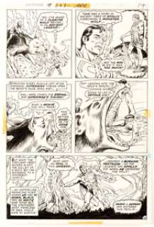 Curt Swan and Murphy Anderson Superman #263 Story Page 12 Original Art (DC, 1973). Superman has a surreal battle - | Heritage