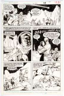Murphy Anderson Secret Origins #21 "Black Condor" Story Page 2 Original Art (DC Comics, 1987). Raiders -