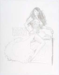 Jim Silke - Dejah Thoris Preliminary Drawing Original Art (2012). Dejah Thoris is featured in this preliminary - | Heritage