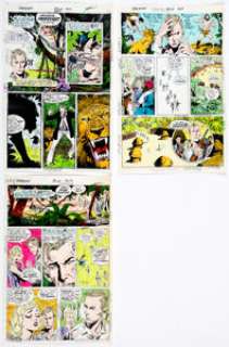 Tatjana Wood Tarzan #210 Various Pages Color Guides Group of 3 (DC Comics, 1972).... (Total: 3 Items) | Heritage