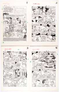 Marie Severin Fraggle Rock #6 Complete 21-Page Story "Exploring the Unknown" Original Art (Star/Marvel, - | Heritage