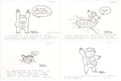 Shannon Wheeler Sh*t My President Says: The Illustrated Tweets of Donald J. Trump Illustration Original Art Group ...