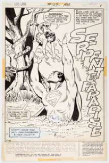 John Rosenberger and Vince Colletta Superman’s Girl Friend, Lois Lane #129 Splash Page 1 Original Art (DC, 1973). - | Heritage