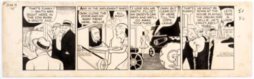 Chester Gould Dick TracyDaily Comic Strip Original Art dated 6-19-43 (Chicago Tribune Syndicate, 1943). Gould’s - | Heritage