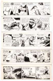 Al McWilliams Davy Jones Daily Comic Strip Original Art Group of 7 (United Feature Syndicate, 1961-64). A great - | Heritage