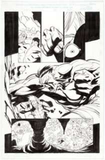 Ron Garney And Sal Buscema | Hulk #11 Story Page 20 Original Art (Marvel, 2000). | Heritage