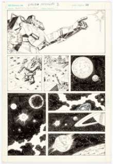 Judith Hunt and Murphy Anderson - Robotech Defenders #2 Story Page 32 Original Art (DC, 1985).