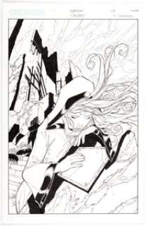 Steve McNiven and Tom Simmons - Meridian #23 Cover Original Art (Crossgen, 2002)....