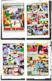 Barry Grossman | Stalker #4 Complete 18-Page Story Production Color Guide (DC, 1976). | Heritage