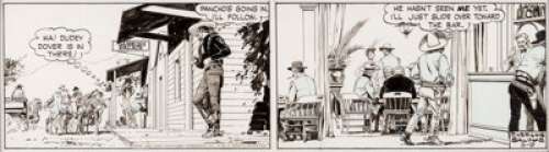 Jose Luis Salinas | Cisco Kid Daily Comic Strip Original Art dated 3-9-53 (King Features Syndicate, 1953). | Heritage