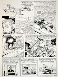 BERGESE Francis  - Buck Danny  - Planche 43 de l’album Tonnerre sur la cordillère [...] | Vermot et Associés