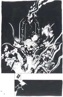 Mike Mignola: B.P.R.D | The Warning #5  - Original Cover Art  - (2008) | Catawiki