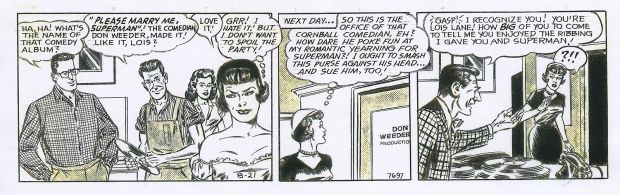 Wayne Boring | WAYNE BORING SUPERMAN DAILY 8/21/63 | Tri-State Original Art