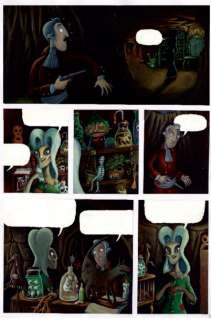 Zanzim - " Les yeux verts " CHEZ CARABAS 42 x 30 cm