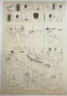 55: Soglow, Otto Sentinel Louie Sunday comic strip, 193 | Hess Fine Auctions
