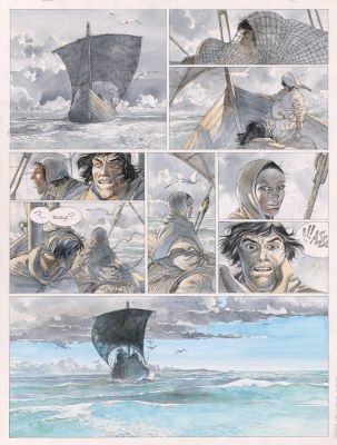 Hermann | Les Tours de Bois-Maury, planche n°44 (de fin)… | AZ auction