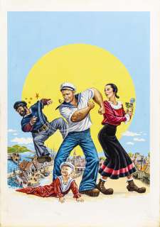 Napoli Bruno - "Popeye: Braccio di Ferro", 1981 | Urania Casa d’Aste