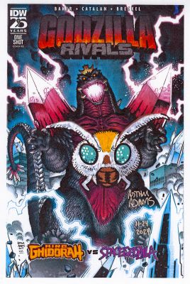 Arthur Adams | ARTHUR ADAMS GODZILLA RIVALS #1 REMARQUED COVER | Tri-State Original Art