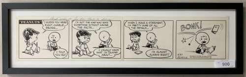 Charles Schulz. Original Peanuts Daily. | Weiss Auctions
