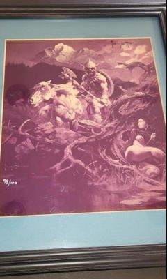 FRANK FRAZETTA print Limited Signed edition 95 of 100, NIGHT WINDS, htf Rare | eBay US