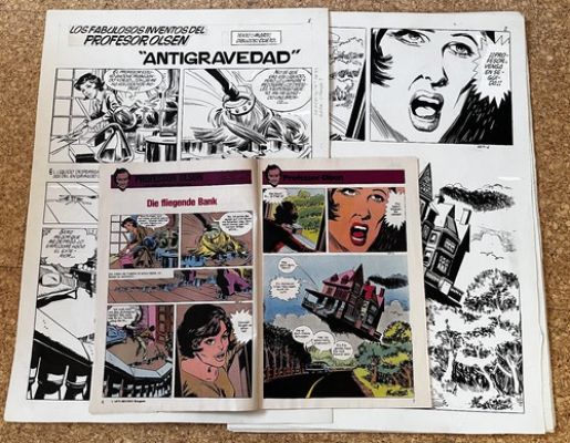 Asterix MV-Comix - Comic Originalzeichnungen 10 Seiten Professor Olson - Ehapa | eBay Europe (Buy It Now)